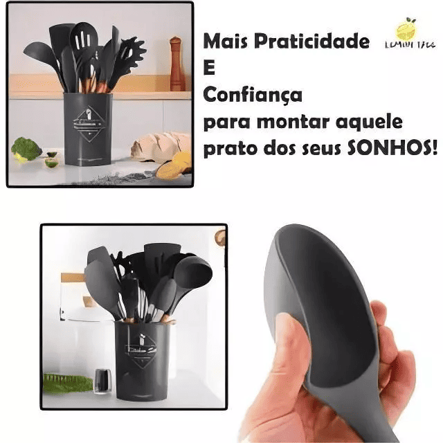 kits master de luxo 12 em 1  (Praticidade e antiaderente)